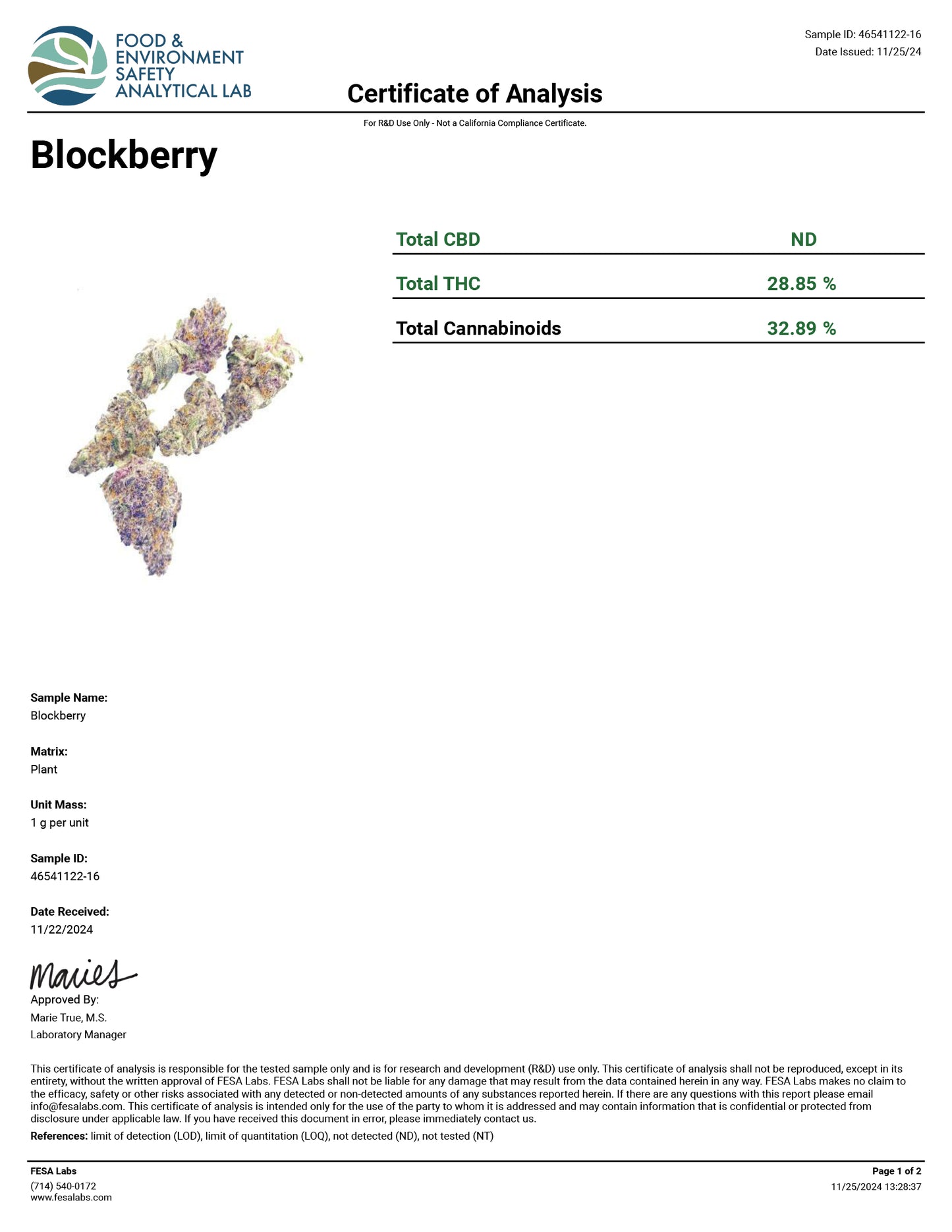THCA Flower-Blockberry AKA Super Boof
