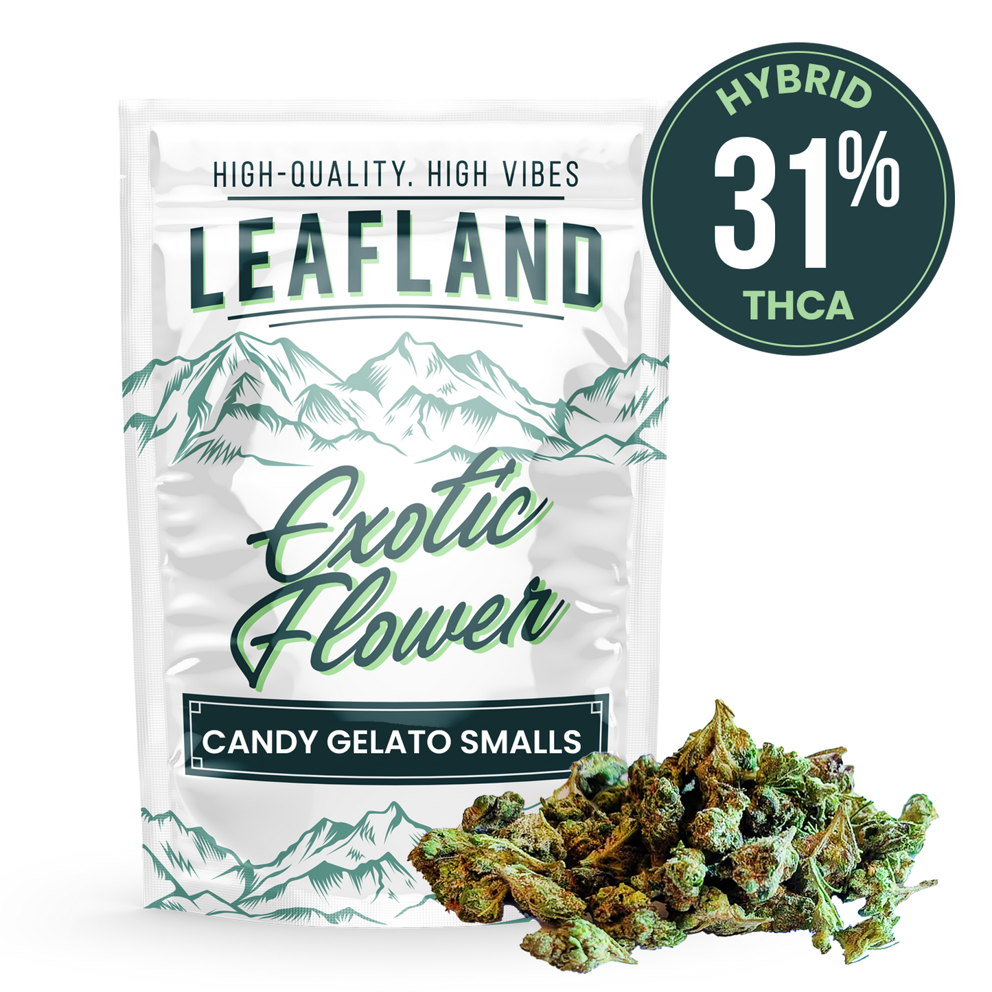 THCA Flower Smalls- Candy Gelato