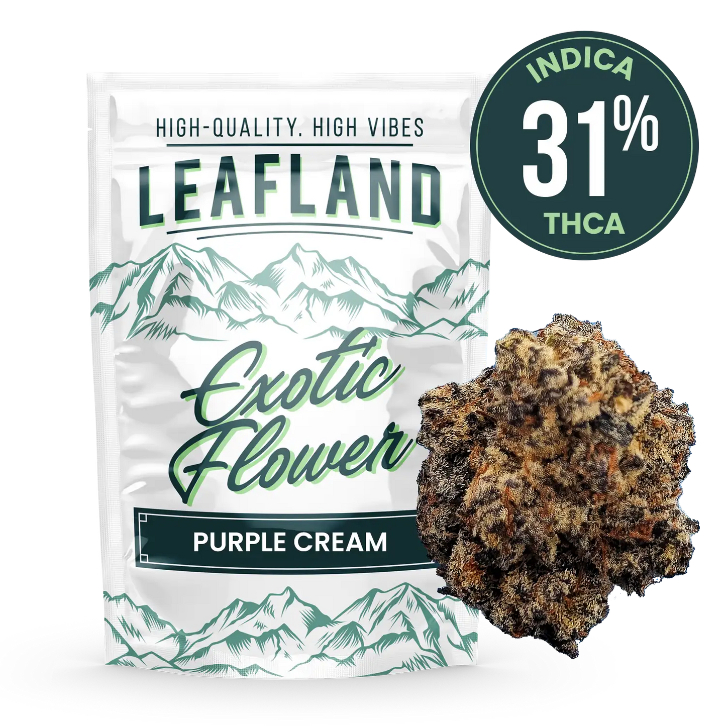 THCA Flower- Purple Cream