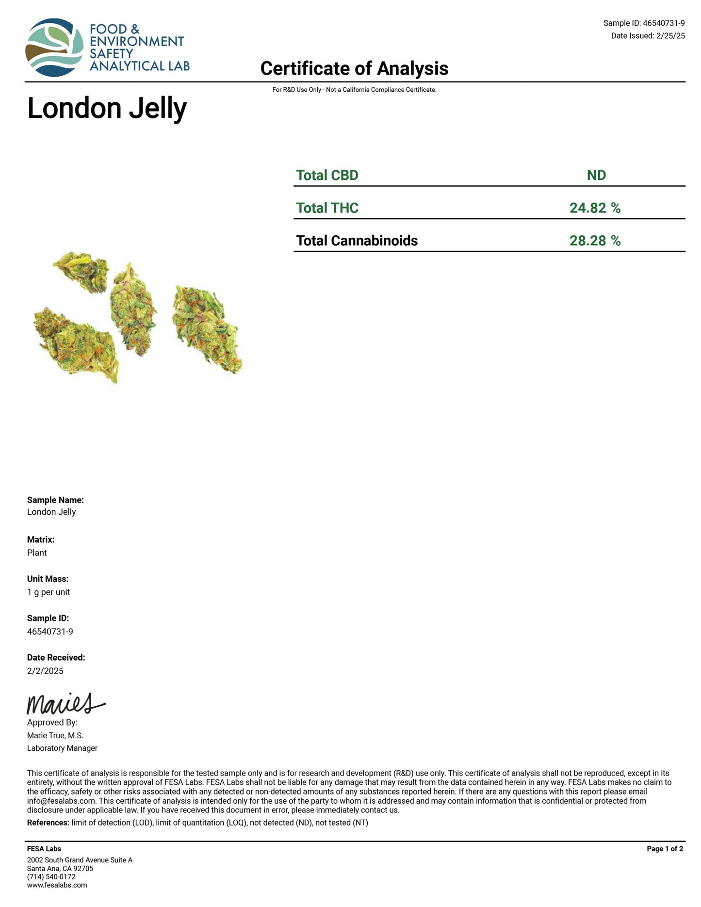 THCA Flower Smalls- London Jelly