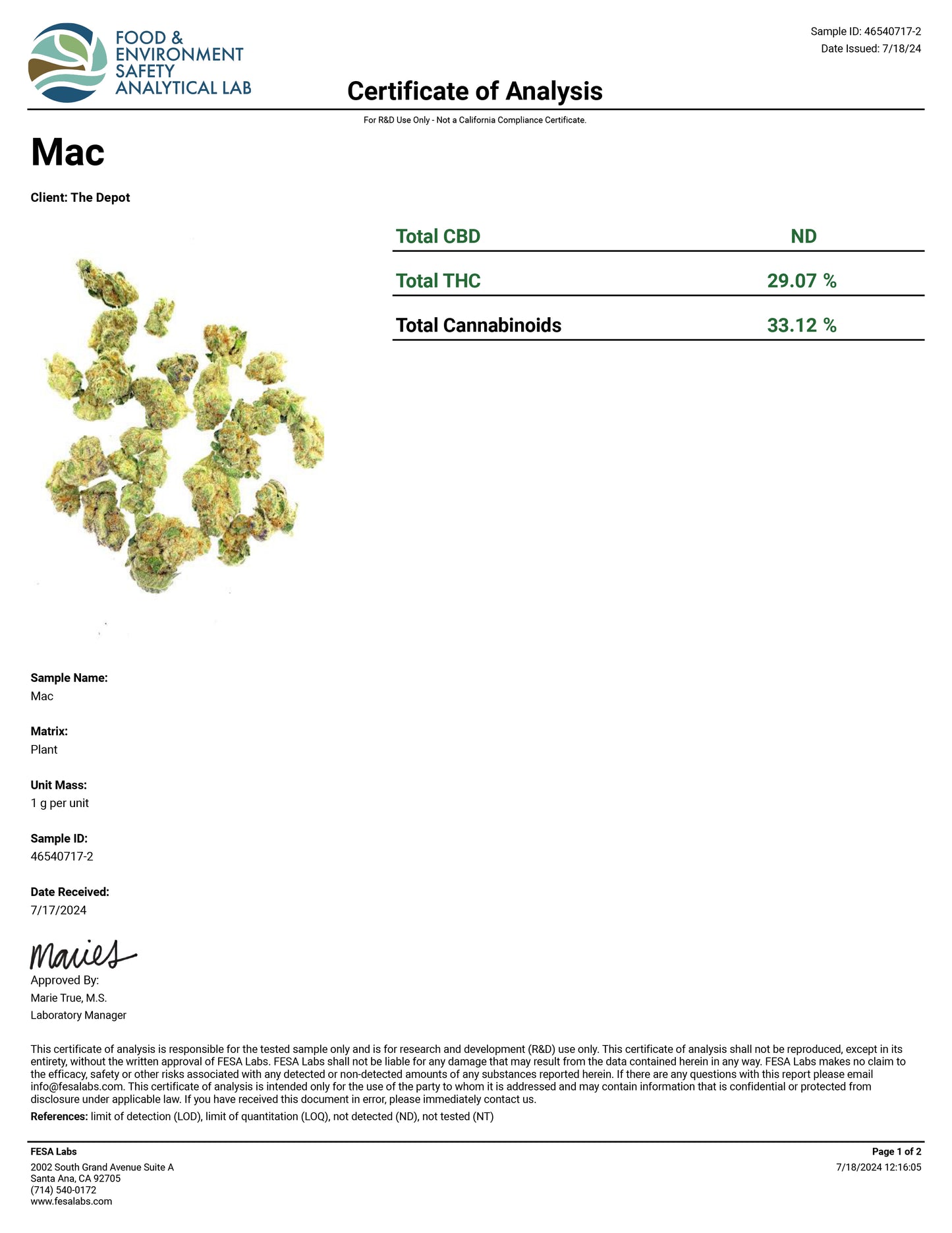 THCA Flower Smalls- MAC