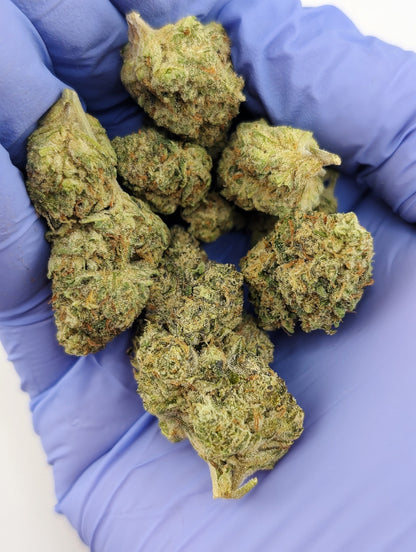 Exotic THCA Flower-Garlic Cookies AKA GMO