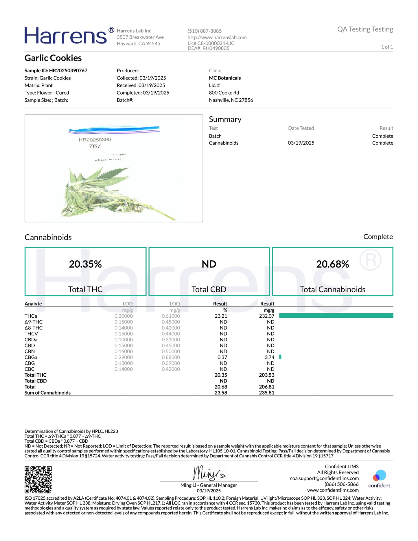 Exotic THCA Flower-Garlic Cookies AKA GMO