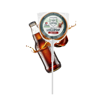 Delta 9 THC Lollipops | 25mg | Root Beer