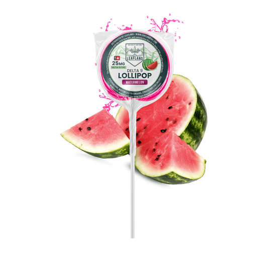 Delta 9 THC Lollipops | 25mg | Watermelon
