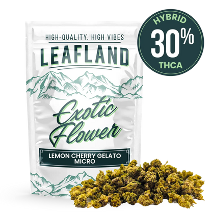 THCA Flower – Lemon Cherry Gelato (Micro Smalls)