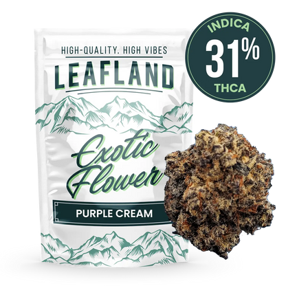 THCA Flower- Purple Cream