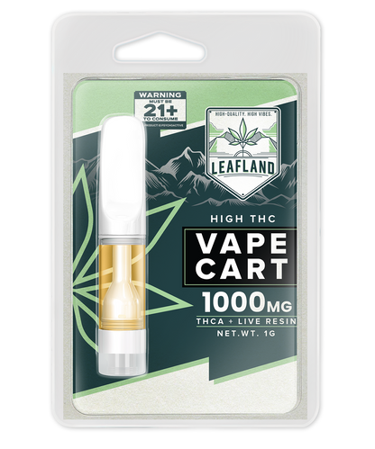 Grandaddy Purple | THC Vape Cartridge | THCA + Live Resin | 1000MG